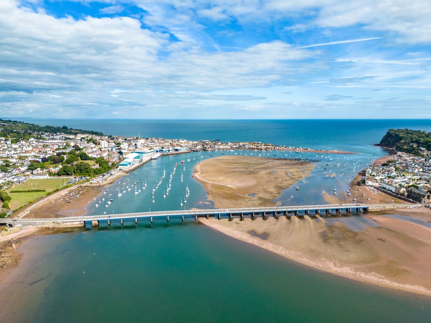 Shaldon Bridge in Devon
